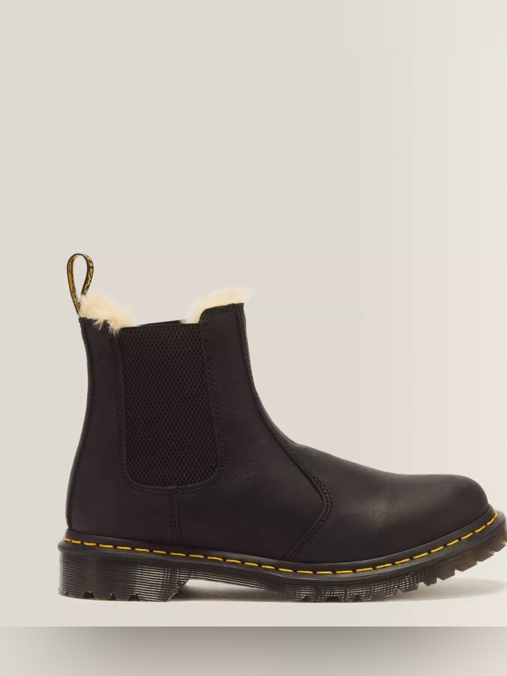 Dr. Martens Women's 2976 Leonore Faux Fur Lined Chelsea Boots size 9